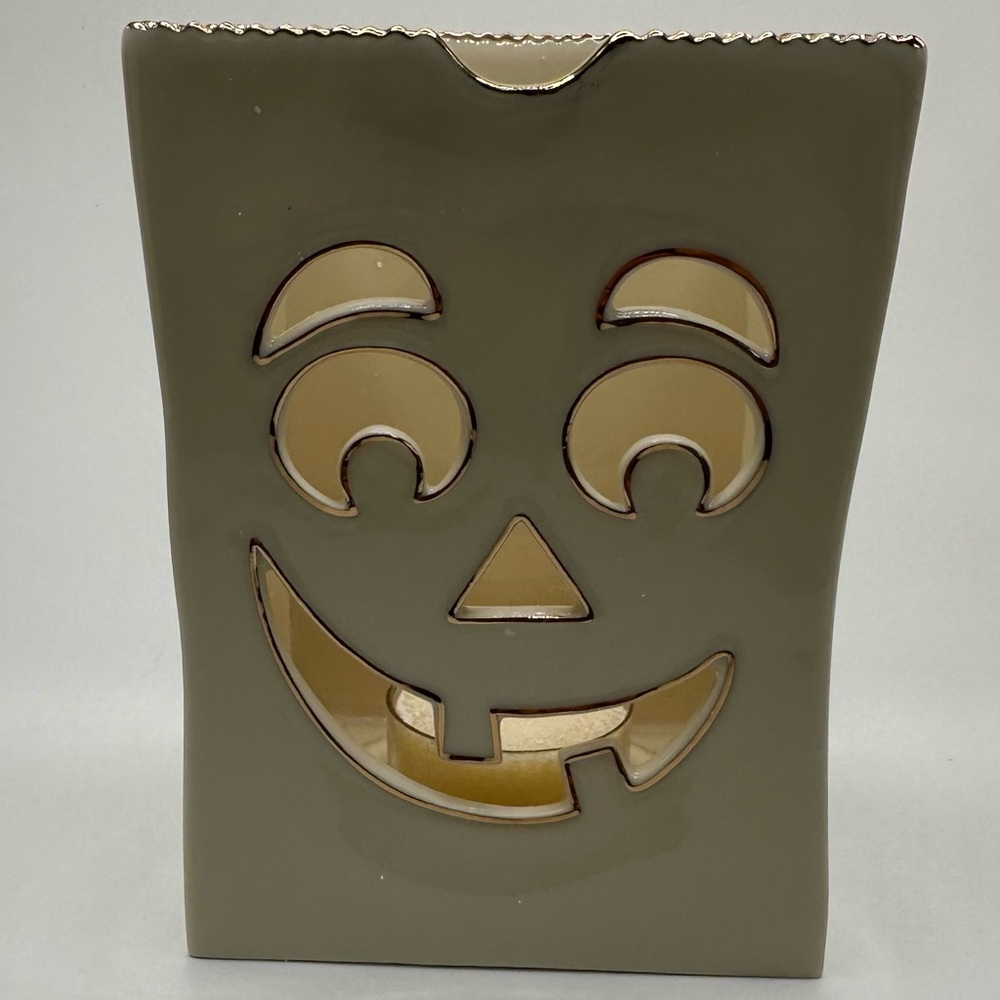 Lenox The Silly Luminary Jack O Lantern Candle Holder in original box